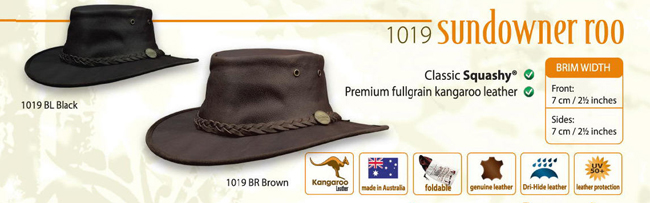 Kangaroo Leather Hats